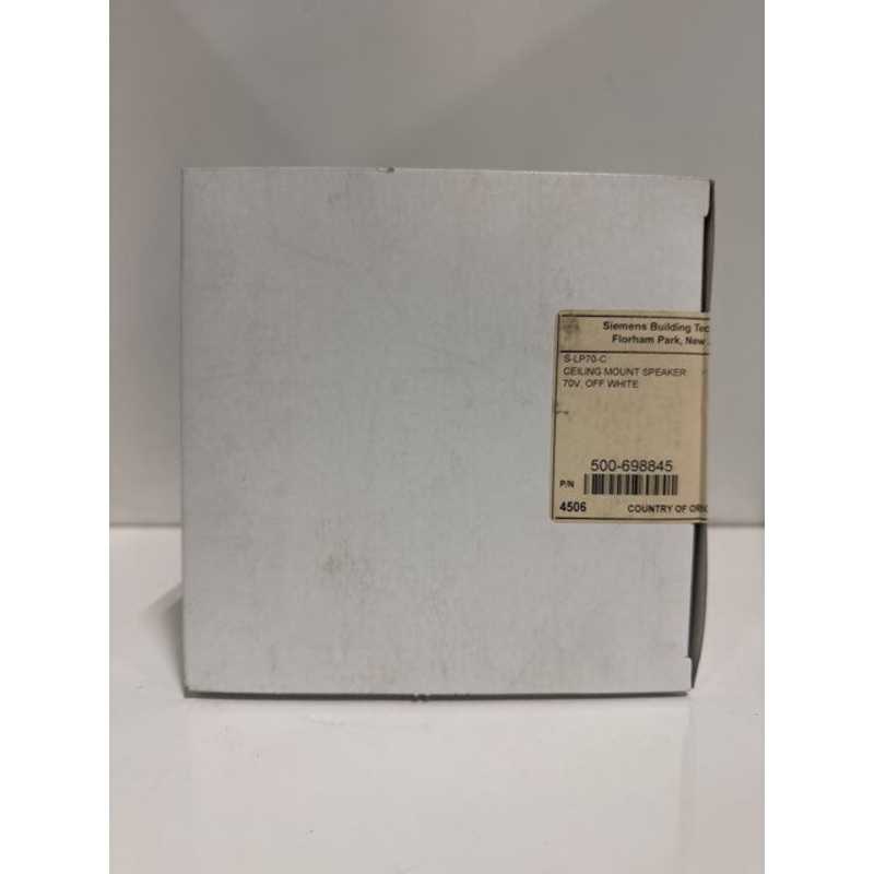 Siemens 500-698845 Ceiling Mounted Speaker S-LP70-C