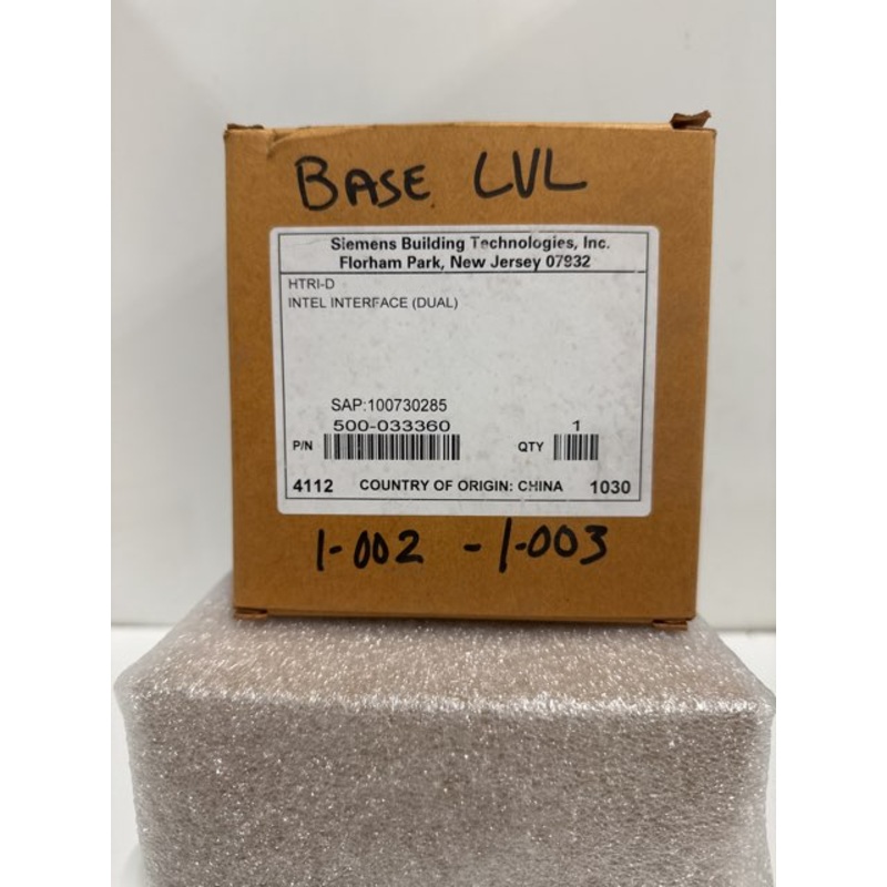 Siemens HTRI-D Intel Dual Interface Module 500-033360 SAP 100730285