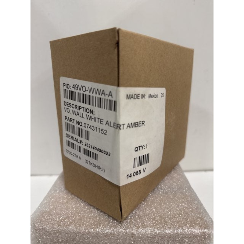 Simplex 07431152 Wall Mounted Amber Fire Alarm Strobe 49VO-WWA-A