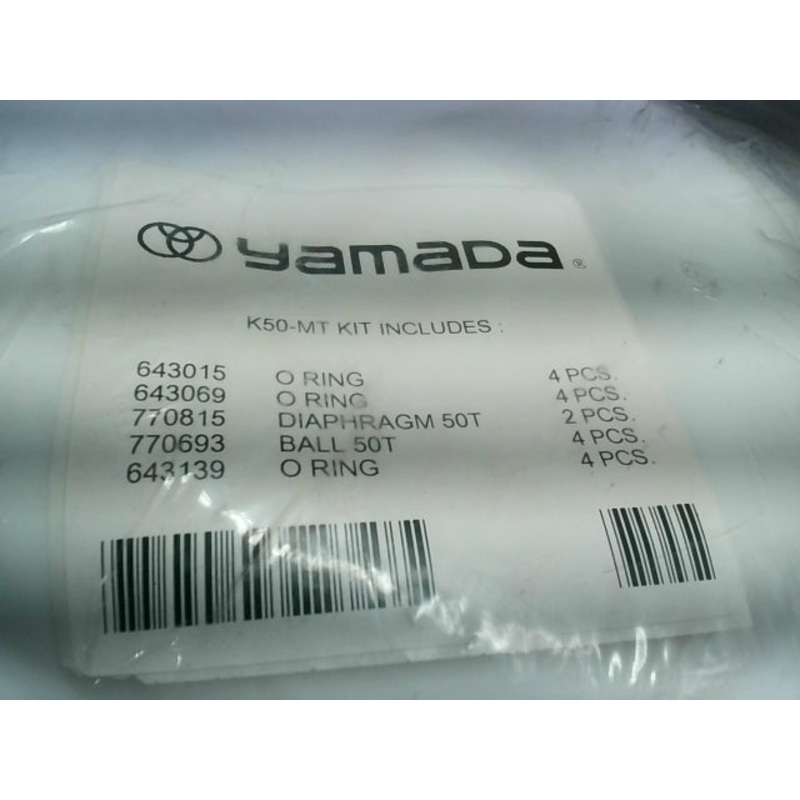 Yamada K50-MT Pump Repair Kit Liquid Side Diaphragm