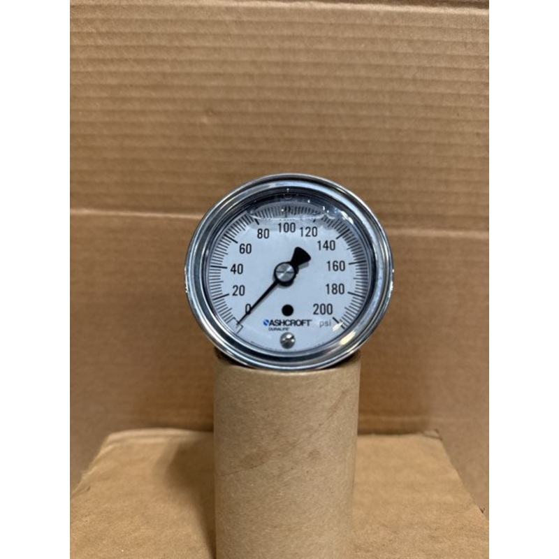 Ashcroft 8978 Glycerin Filled Pressure Gauge 0-200 psi