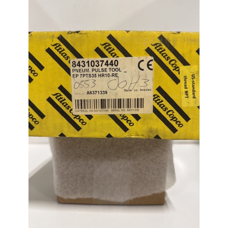 Atlas Copco 8431037440 Pneumatic Pulse Tool 3/8 in