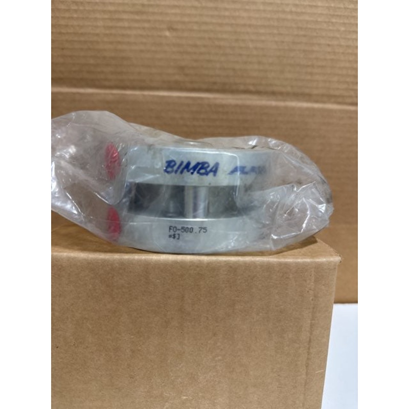 Bimba FO-500 .75 Flat 1 Pneumatic Cylinder 2-1/2 Bore 3/4 Stroke