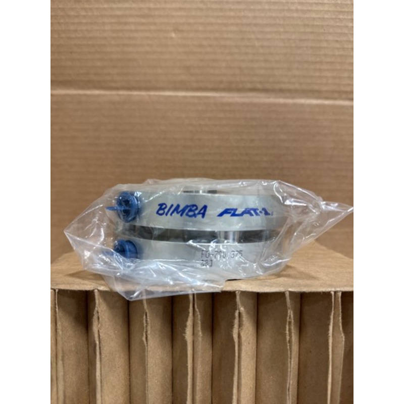 Bimba FO-700.375 Double Acting Pneumatic Cylinder Flat-1 3 Bore 3/8 Stroke