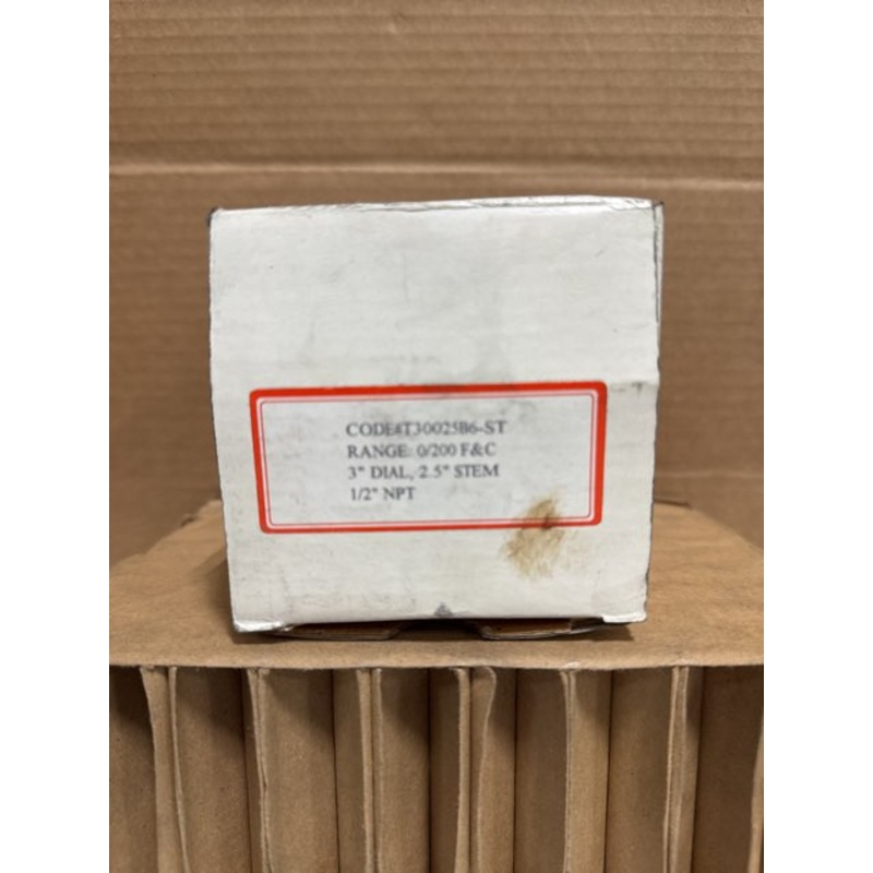 Saint Clair Systems T30025B6-ST Thermometer 200F/90C Max