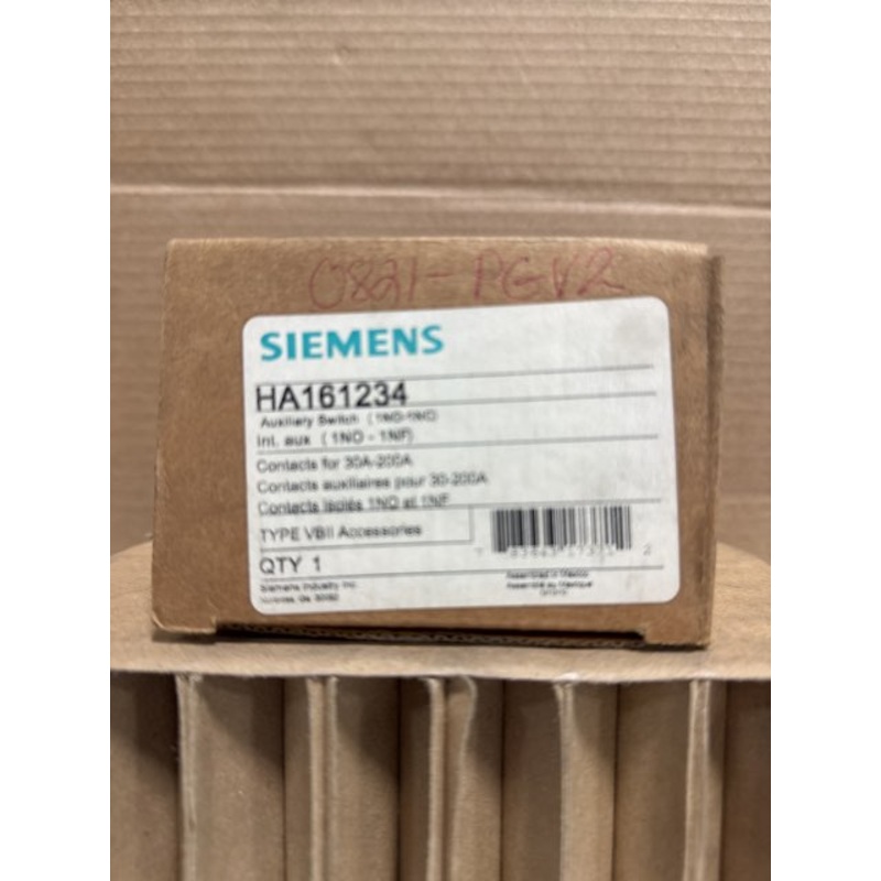 Siemens HA161234 Auxillary Contact Kit 125/250VAC 10A