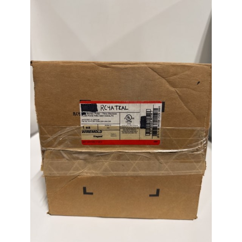 Wiremold RC4ATCAL Multi Service Poke-Thru Assembly Aluminum Finish