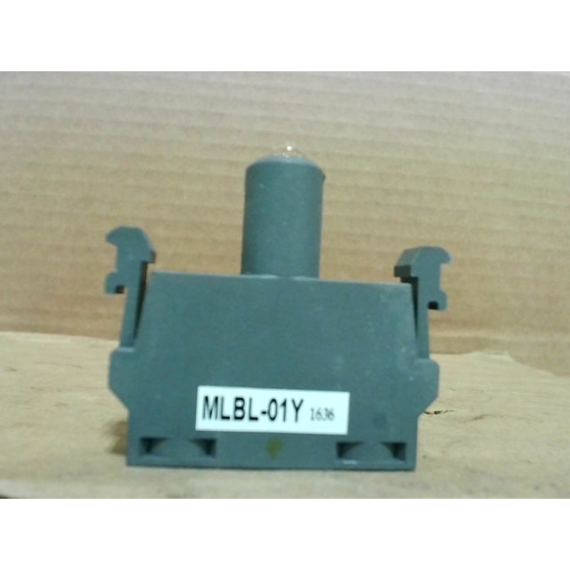 ABB MLBL-01Y Push Button Switch Yellow LED 24VAC/DC