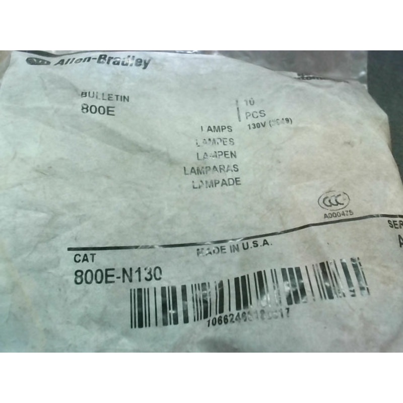 Allen-Bradley 800E-N130 (10 PCS) Replacement Lamps