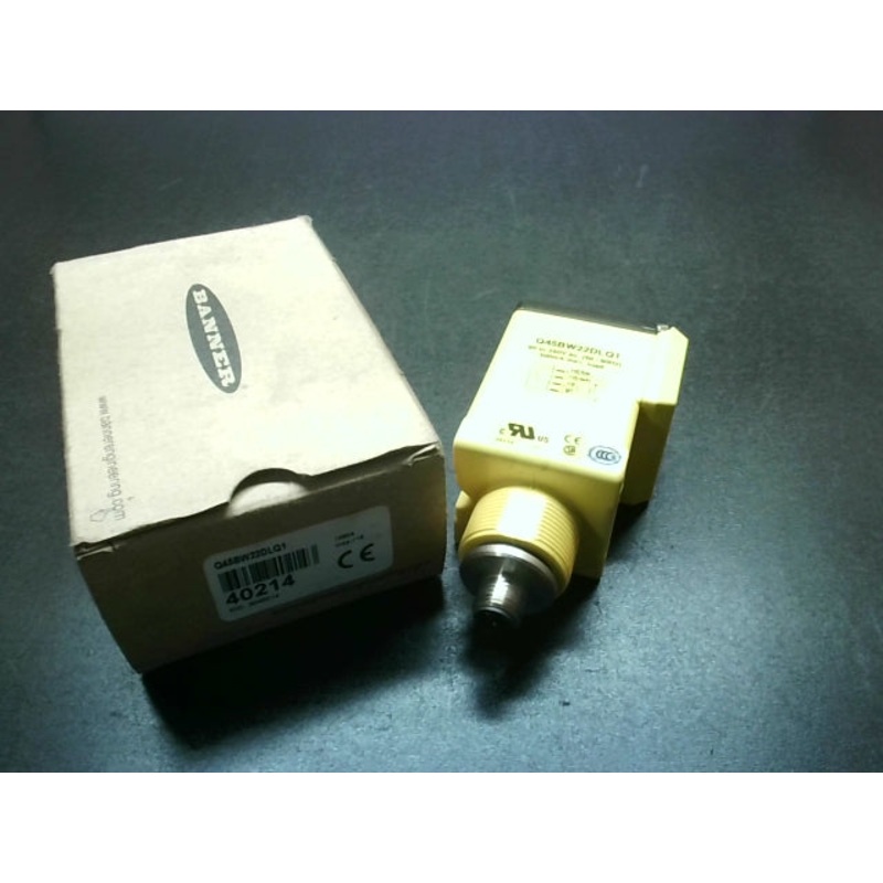 Banner Q45BW22DLQ1 Solid State Long Range Diffuse Mode Sensor 90-250VAC 300mA