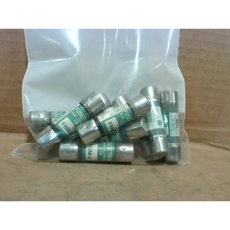 Bussmann FMN-2 Time Delay Fuse 250VAC (Lot of 10)