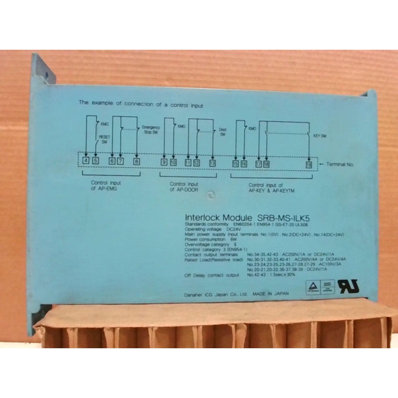 Danaher ICG SRB-MS-ILK5 Safety Interlock Module Mori-Seiki