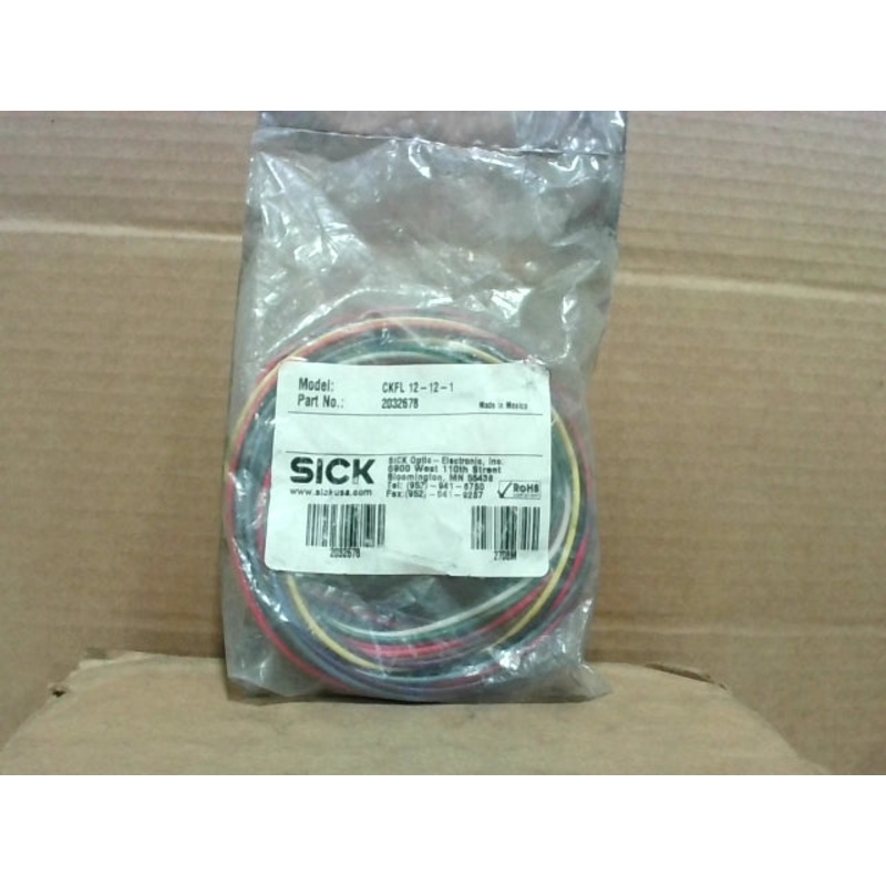 Sick CKFL-12-12-1 Connector Cable Female Receptacle 2032678