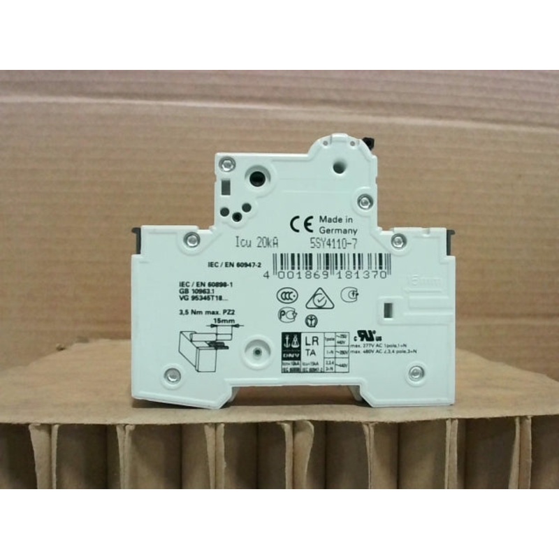 Siemens 5SY4110-7 10A Circuit Breaker 400VAC