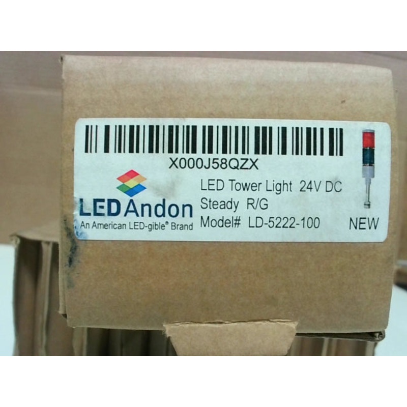 Signaworks LD-5222-100 LED Tower 24VDC (Steady Red/Green)