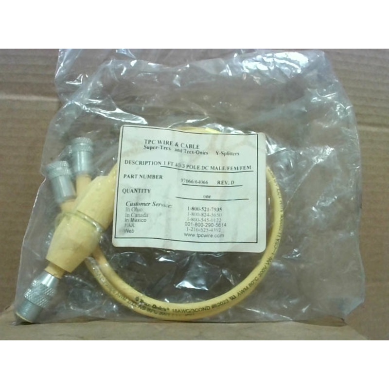 TPC Wire & Cable 97066/64066 M/F/FY Splitter Cordset Rev. D