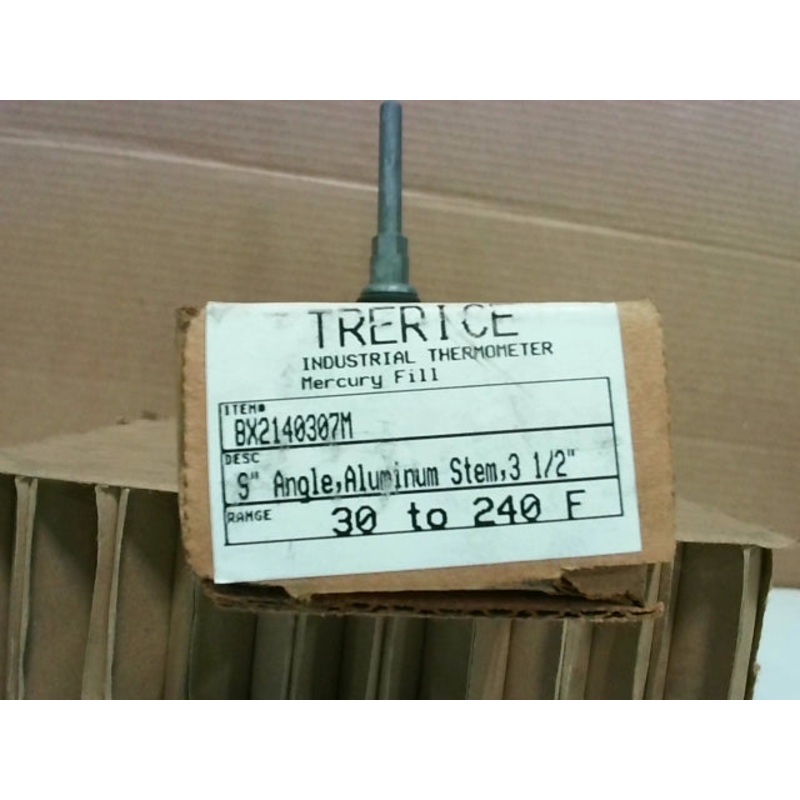 Trerice BX2140307M Industrial Thermometer 30-240F Range
