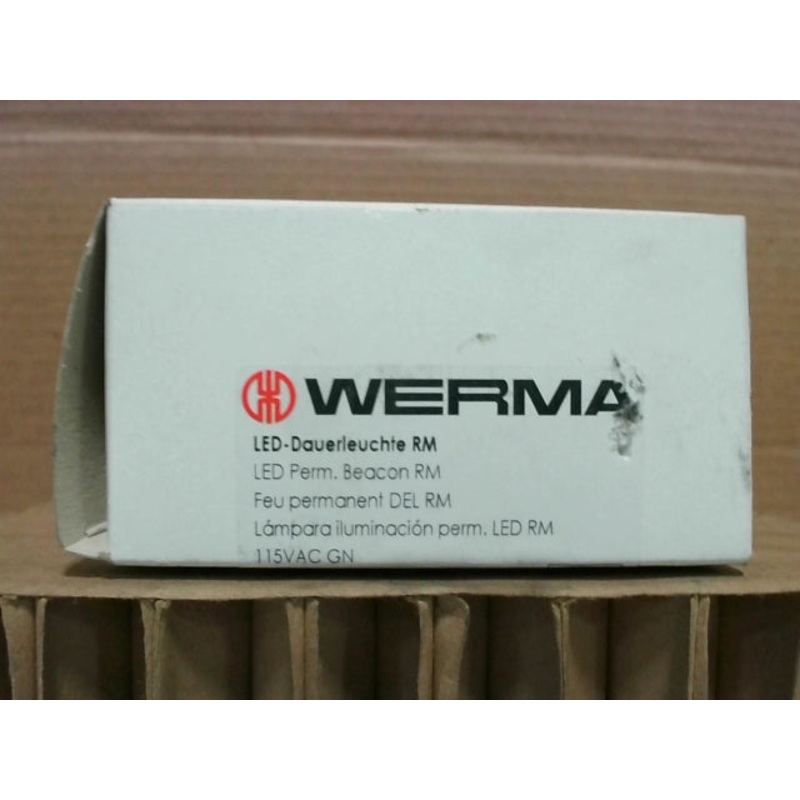 Werma 209.210.67 Stackable LED Light (Green Lens) 115VAC