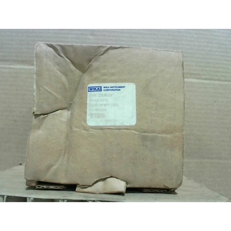 Wika 9833255 Pressure Gauge 0-60psi 2-1/2 Type 223.53