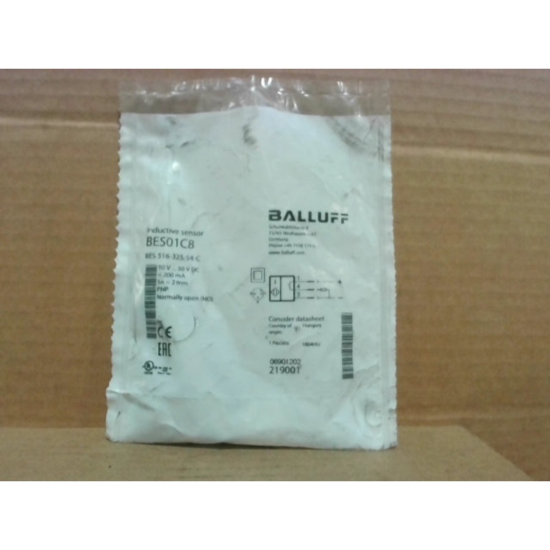 Balluff BES01C8 Proximity Sensor 2mm Range 3500 Hz 10-30 VDC BES 516-325-S4-C