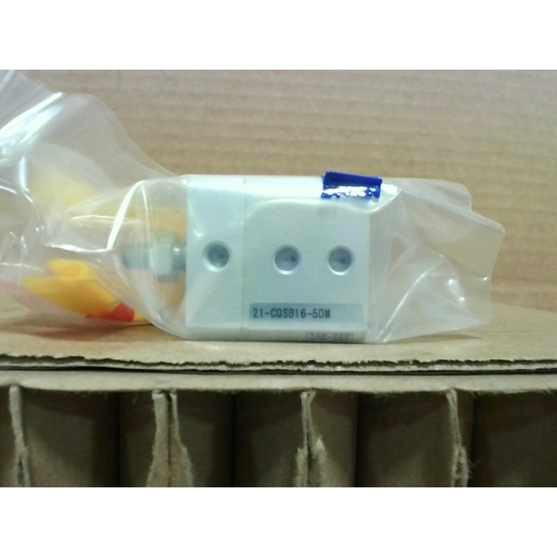 SMC 21-CQSB16-5DM Compact Pneumatic Cylinder 16mm Bore 5mm Stroke