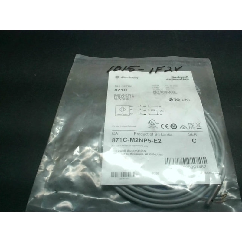 Allen-Bradley 871C-M2NP5-E2 Inductive Proximity Sensor 10-30VDC 200mA Ser C