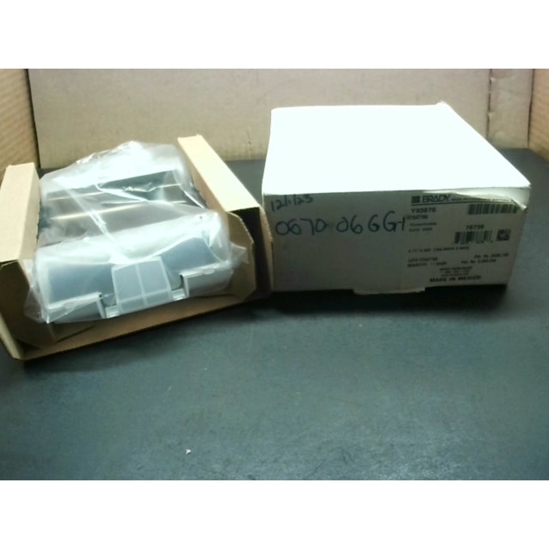 Brady Y93876 Non-Reusable Global Mark Ribbon Cartridge 76739 4.11 x 200 Black