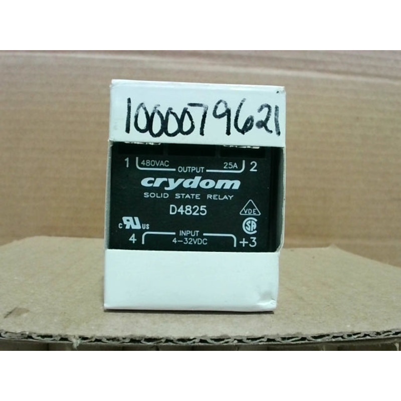 Crydom D4825 Solid State Relay 3-32VDC IN 480VAC OUT 25A
