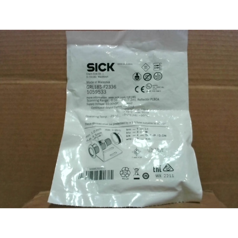 Sick GRL18S-F2336 Photoelectric Sensor Switch 1059533