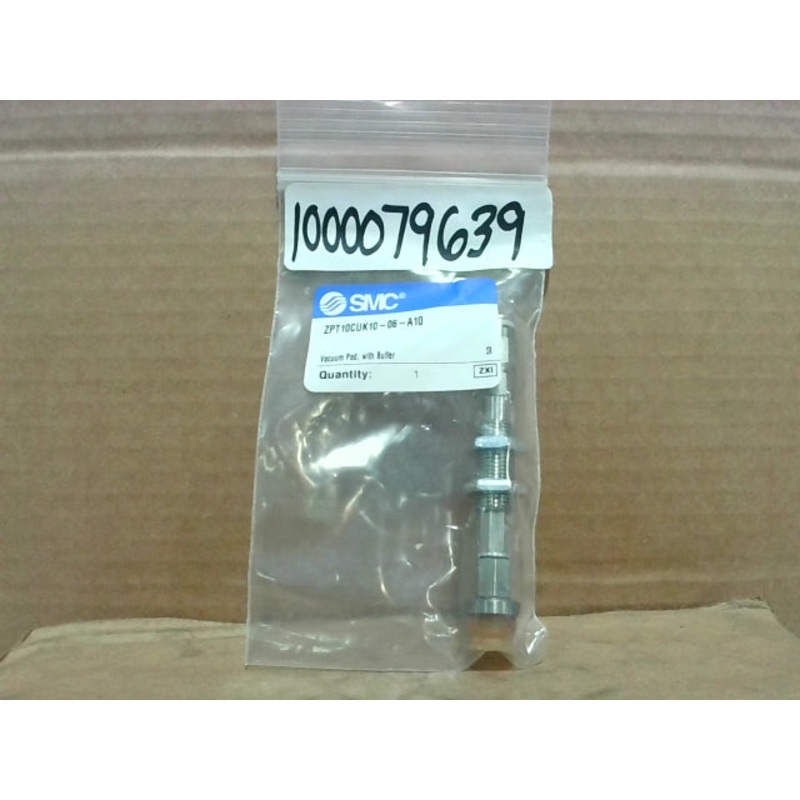 SMC ZPT10CUK10-06-A10 Vacuum Cup w/ Buffer 10mm Pad