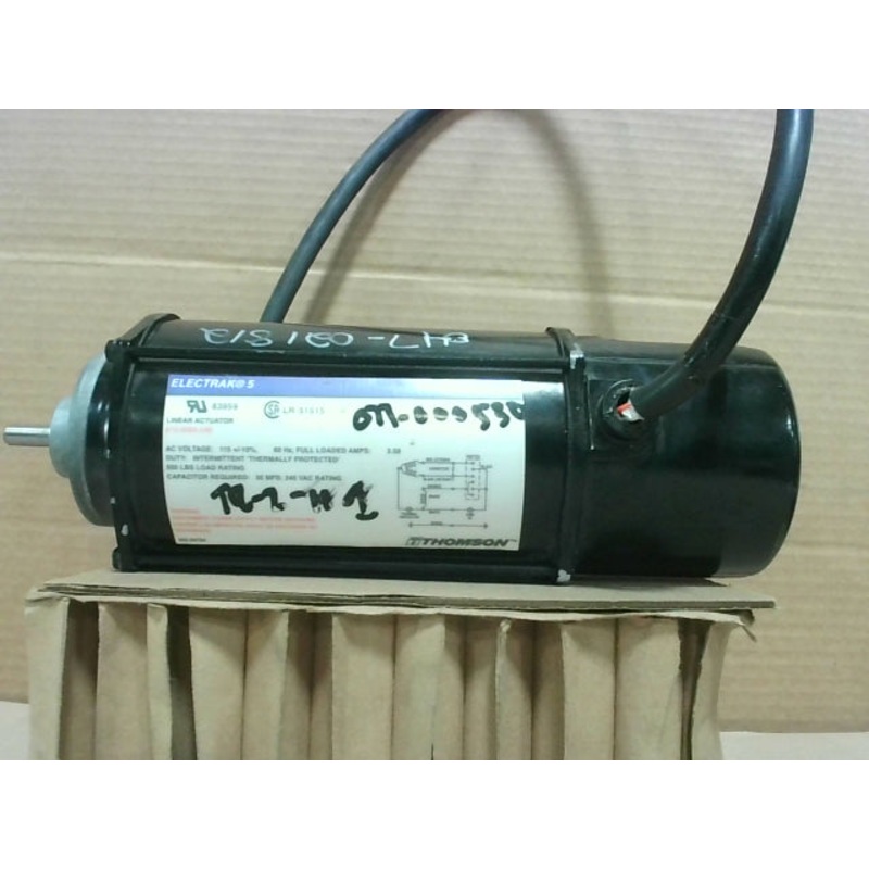 Thomson A12-05B5-24D Electrak 5 Linear Actuator 115VAC 500lbs Rated