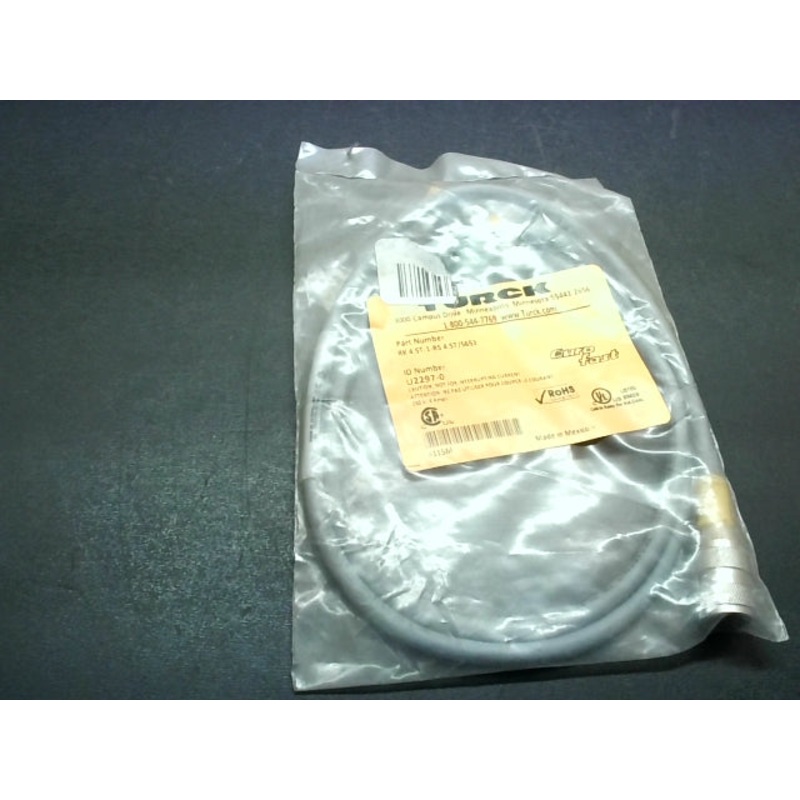 Turck RK 4.5T-4-RS 4.5T/S653 Eurofast Double Ended Cordset U2297-0