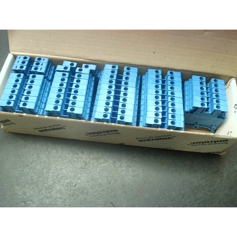 ABB 1SNA125116R0100 (45 PCS) Terminal Block Blue M4/6.N