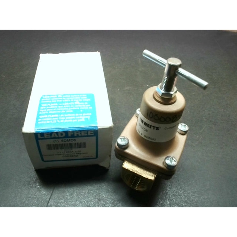 Watts 1/2 LF 263AB Compact Pressure Regulator Brass 1/2 3-50PSI