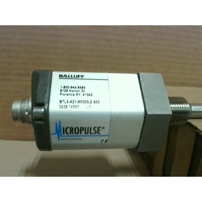 Balluff BTL5-A21-M0305-Z-S32 Micropulse Linear Transducer 305mm 24VDC 600 Bar