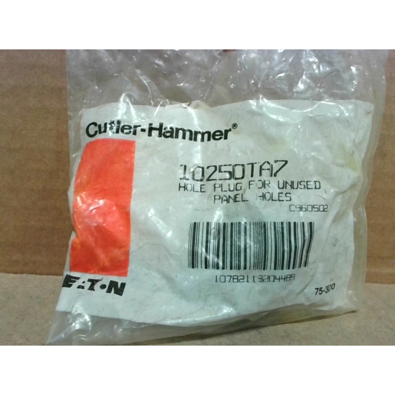 Cutler Hammer 10250TA7 Panel Hole Plug 30.5mm