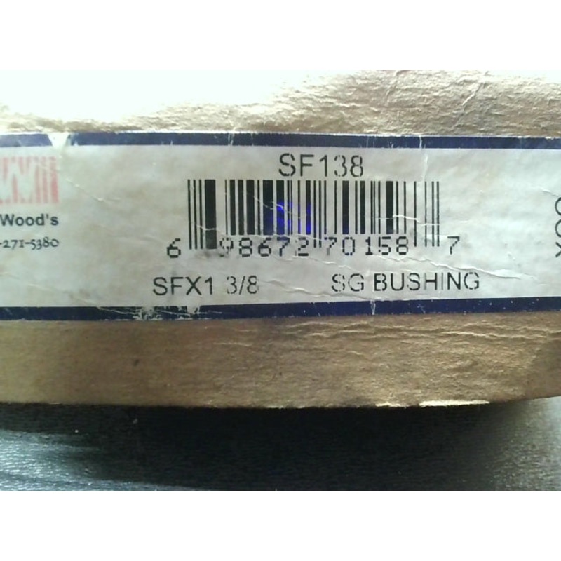 TB Woods SF138 SG Bushing 1-3/8 Bore w/Keyway