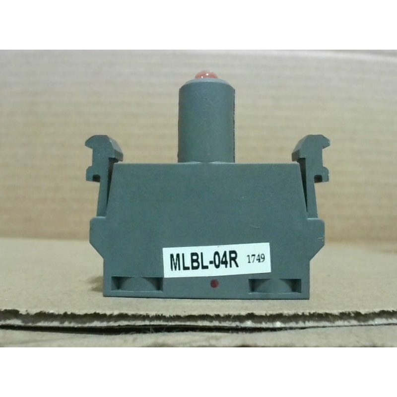 ABB MLBL-04R Red Pilot Light for ABB 22 and 30mm Pilot Devices
