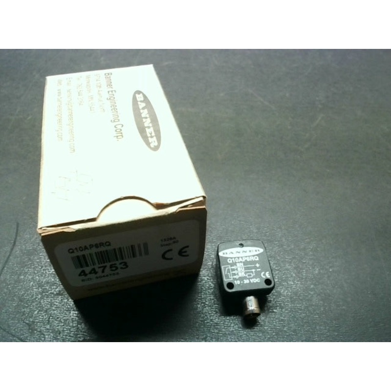 Banner Q10AP6RQ Series Receiver Sensor Q10 10-30VDC 44753