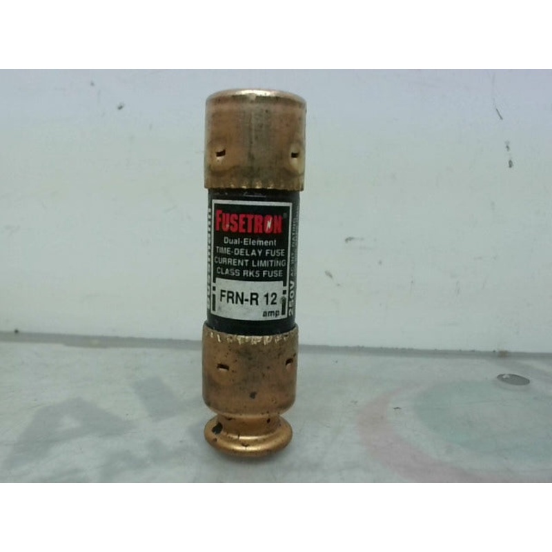 Bussmann FRN-R-12 12A Fusetron Fuse (8 PCS) Class RK5