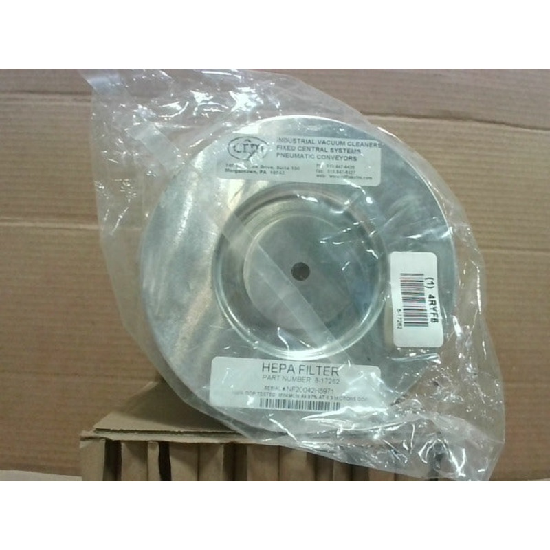 CFM Nilfisk 8-17262 Hepa Filter 99.97% @ 0.3 Microns DOP 100% Tested