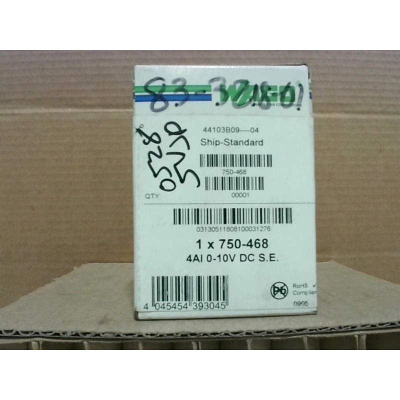 Wago 750-468 4 Channel Analog Input Module