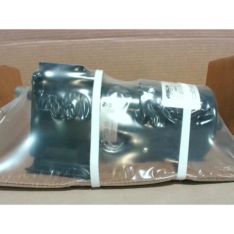 Bison 016-200-8100 AC Gearmotor 1/15HP  5RPM 115/230VAC 1PH 107.6:1 Ratio