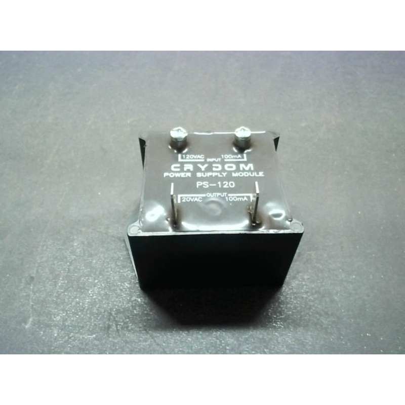 Crydom PS-120 Power Supply Module 120VAC 100mA Input 20VAC 100mA