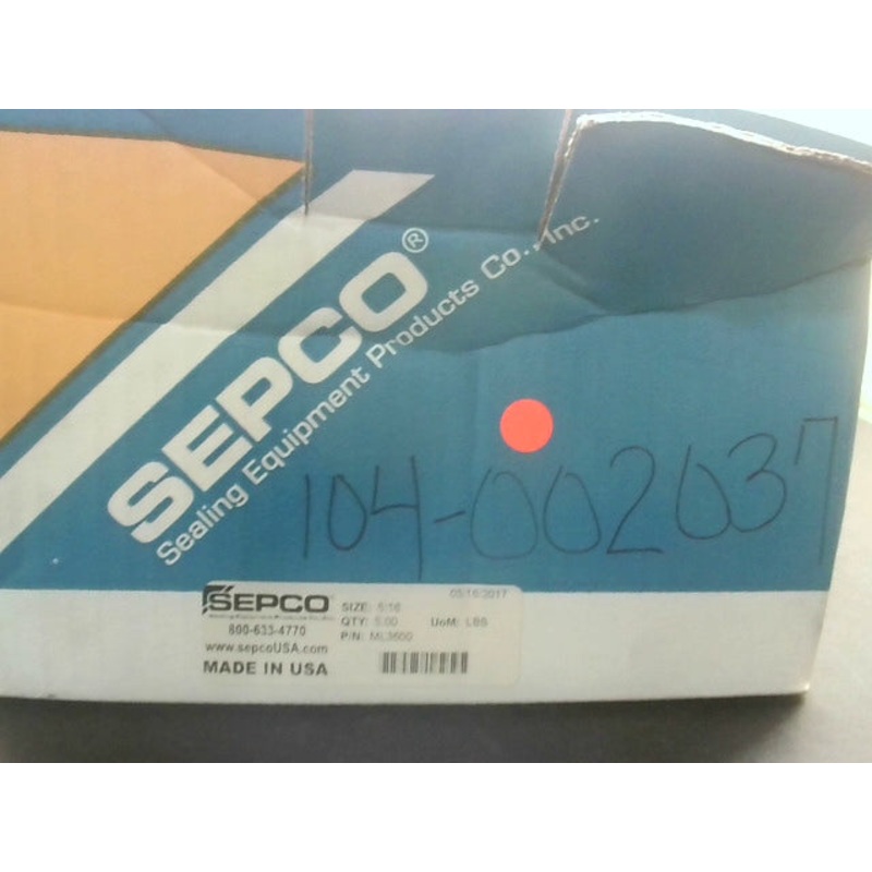 Sepco ML3600 Pump Packing 5/16