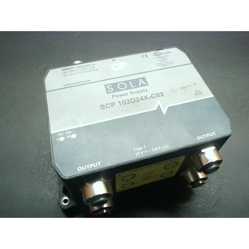 Sola 102D24X-C02 Power-Supply AC-DC 24V@3.8A 100-240V Enclosed SCP
