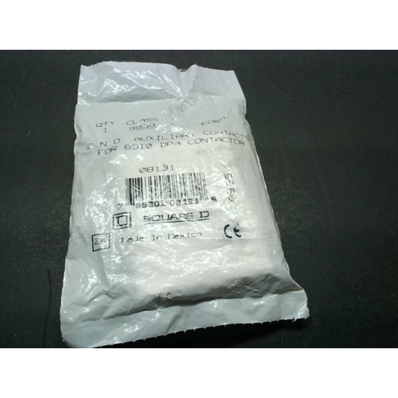 Square D 9999D20 Definite Purpose Auxiliary Contact 2-N.O 8910 8911 8965 DPA Contactors