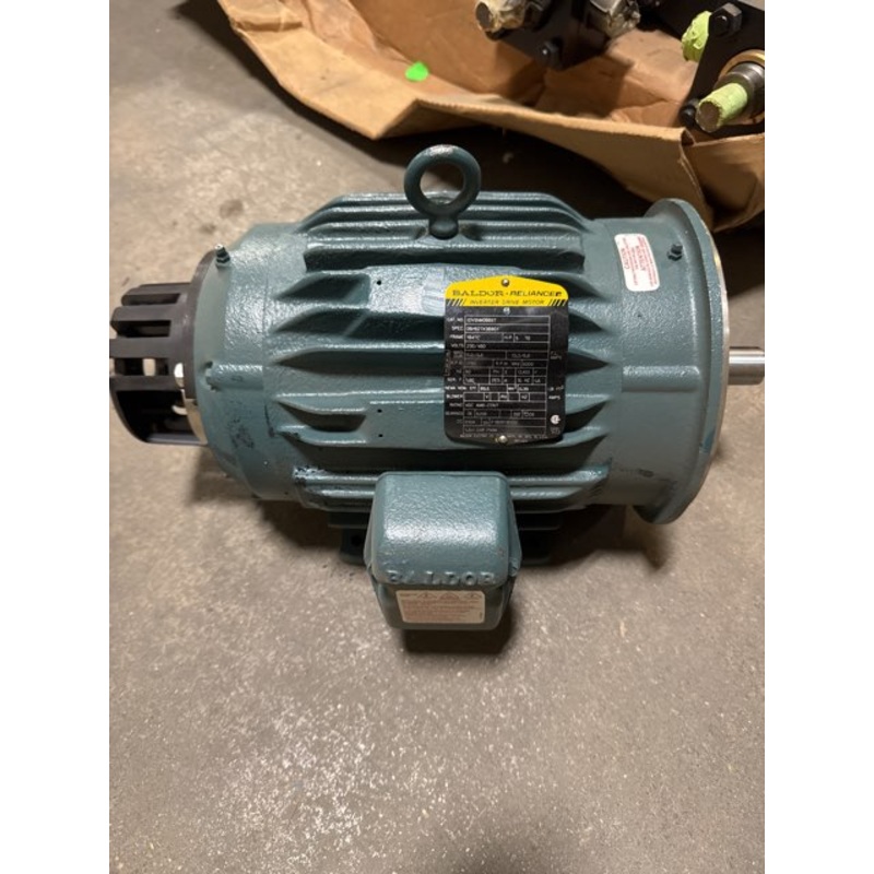 Baldor IDVSNM3665T 5HP AC Motor 184TC Frame 1750RPM 230/460V 3P TENV