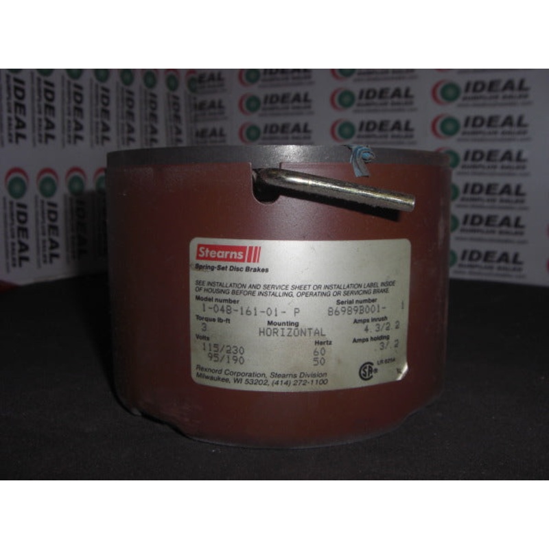 STEARNS 1048161P BRAKE|Factory Sealed Packaging|New In Box|New No Box|Used|Reconditioned