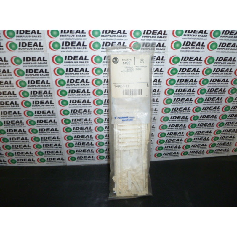 Allen Bradley  1492-N41 Marking Card For H1 AND H2 Terminal Block Packs Of 50